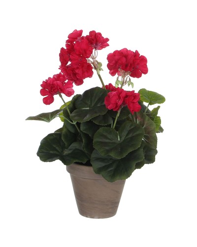Decoratieve plant Mica Decorations 11,5 x 33 cm Roze PVC