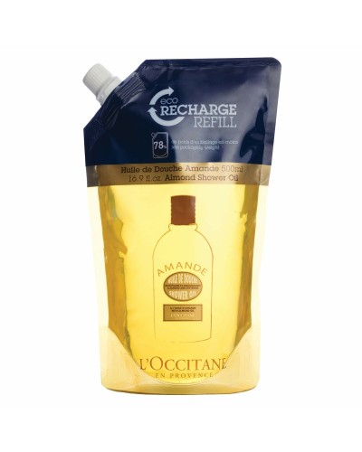 L'Occitane Almendra Olio Doccia Mandorla 500ml Ricarica - Idratante & Nutriente
