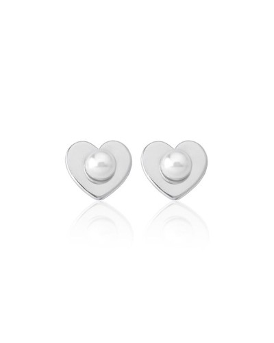 Majorica Boucles d'oreilles Femme Perle Classique Argent 925 Élégantes

