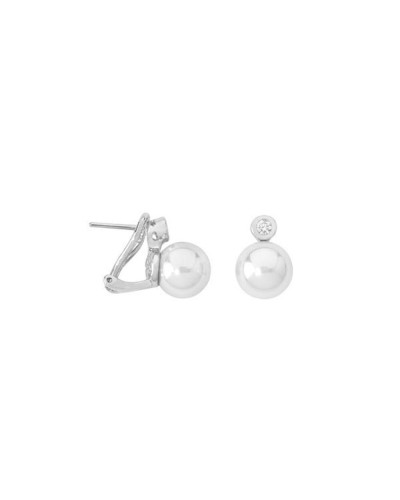 Majorica Women's Earrings Classic Pearl Silver 925 - Elegant and Refined
