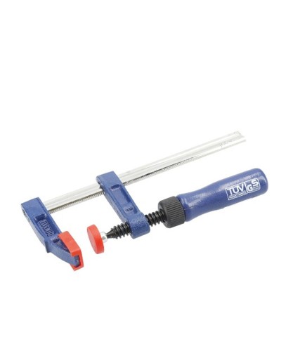 Sargento de apriete Ferrestock de 200 mm x 50 mm para trabajos de fijación y sujeción.
