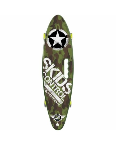 Skateboard Stamp Military - Wood Skate Deck, Military Design, Trick & Street
