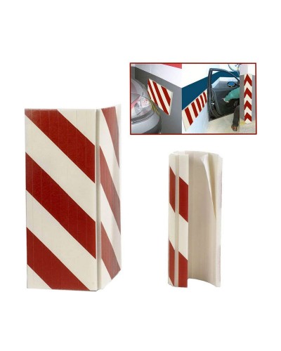 Parachoques Gecko Rojo/Blanco - 30 x 20 cm - Protección para muebles y paredes
