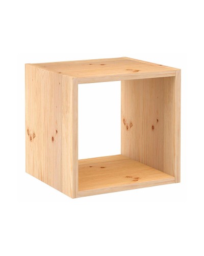 Étagère Modulable Dynamique Cubes Astigarraga, 36x33x36cm, Pin Naturel
