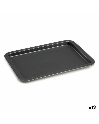 Plaque de Cuisson Métal Gris 25,3 x 2 x 37 cm (12 Pcs)

