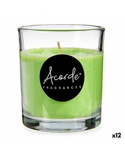 Bougie Parfumée Thé Vert 7x7,7x7cm - Lot de 12
