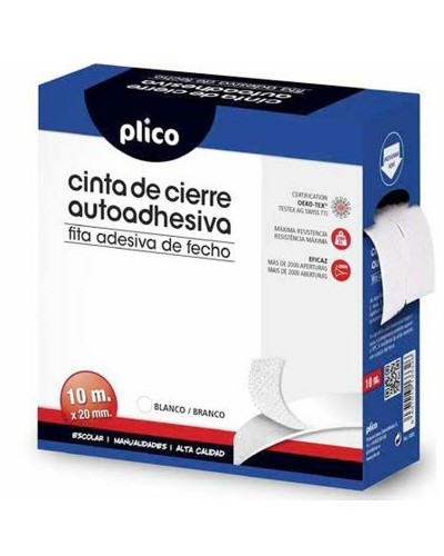 Självhäftande band PLICO Vit 20 mm x 10 m