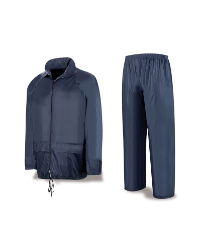 Vêtement Imperméable Bleu Marine - Météo Polyester Anti-Pluie
