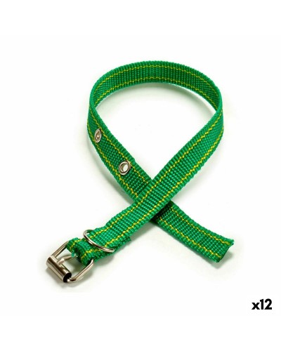 Collier Réglable pour Chiens | 0,3 x 42 x 2 cm | Lot de 12
