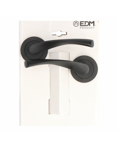 Türgriff EDM 707 mit Aluminiumrosette, Durchmesser 50 mm, für Türen
