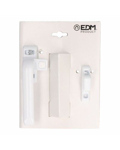 Vev EDM 6801 Tryckstängning Vit Aluminium Vänster