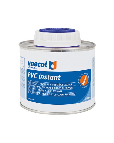 Sekundenkleber Unecol A2053 PVC 500 ml für schnelle Reparaturen
