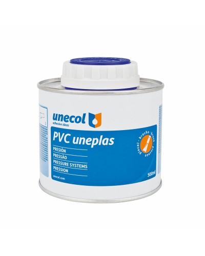 Adhesive for PVC pipe Unecol Uneplas A2041 Penseel 500 ml