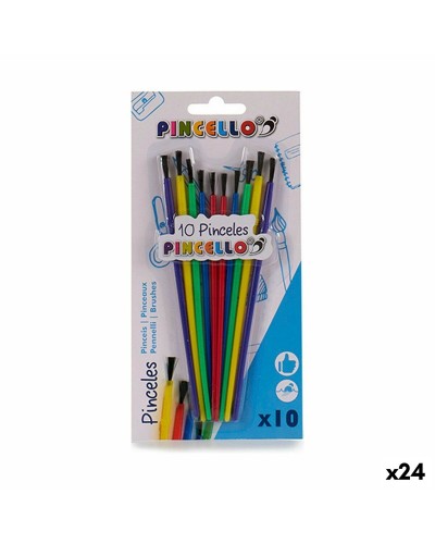 Set de Pinceles Multicolor 24pz - Pintura Acrílica Óleo - Artistas & Aficionados
