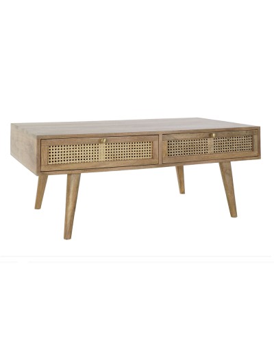 Table Basse DKD Home Decor en Bois de Manguier | 115 x 60 x 46 cm | Décoration Élégante
