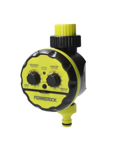 Ferrestock Yellow Programmer for Working Hours, Chronothermostat, Weekly
