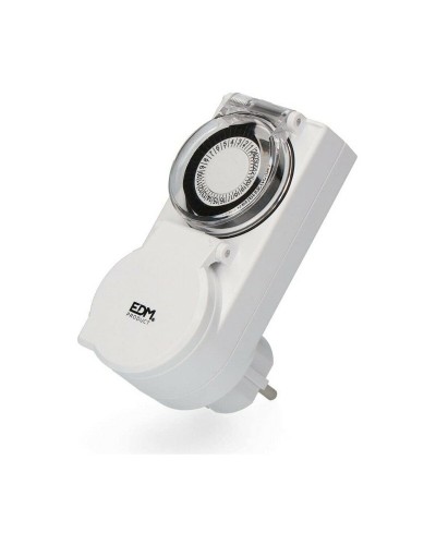 Elektronische 24h Zeitschaltuhr für Außenbereich IP44 3500W mit Deckel
