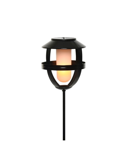Zonlicht Lumineo 898216 Vlameffect Fakkel Zwart Ijzer 63 cm