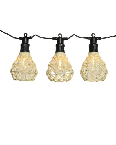 Guirnalda LED Lumineo | Iluminación Negra Elegante | Festividades y Ambiente
