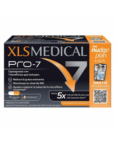 XLS Medical Pro-7: Powerful Fat Burner - Effective Weight Management (180 Capsules)