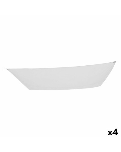 Voiles d'ombrage triangulaires Aktive 300 x 400 cm Blanches (4 pièces)
