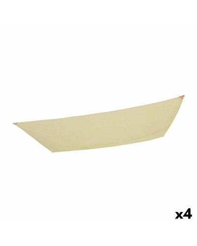 Vela de Sombra Triangular Aktive Crema (2 x 3 m) - Protección UV para Exteriores
