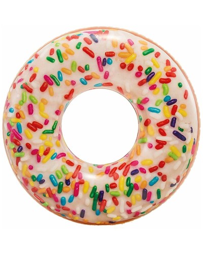 Täytettävä rengas Intex Donut Valkoinen 99 x 25 cm