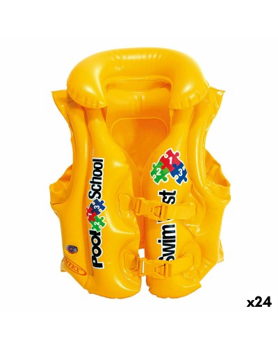 Intex Gilet de Sauvetage Gonflable 50x47x40cm - Lot de 24 Pièces - Piscine
