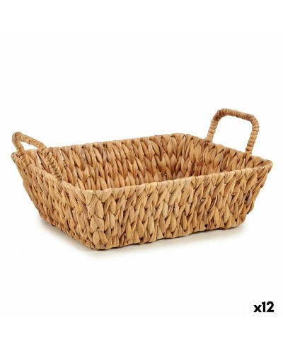 Tischgesteck aus Kunstleder, Braun, 40 x 16 x 28,5 cm, für Tischdekoration (12 Stück)
