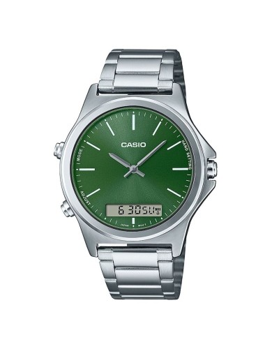 Casio Collection Montre Homme Vert Argenté Ø 41.5mm
