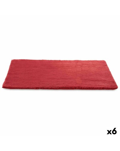 Tappeto Rosso Granato 90x60 cm, Confezione da 6, Spessore 0,25 cm