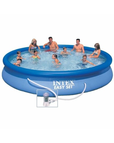 Opblaaszwembad Intex 28158NP Blauw 457 x 84 cm