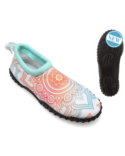 Tofflor Mandala Vuxna, unisex Vit