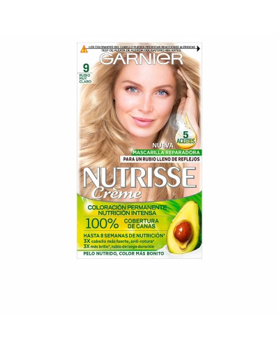Garnier Nutrisse 9.0 Blond Très Clair - Coloration Permanente Crème (3 Unités)

