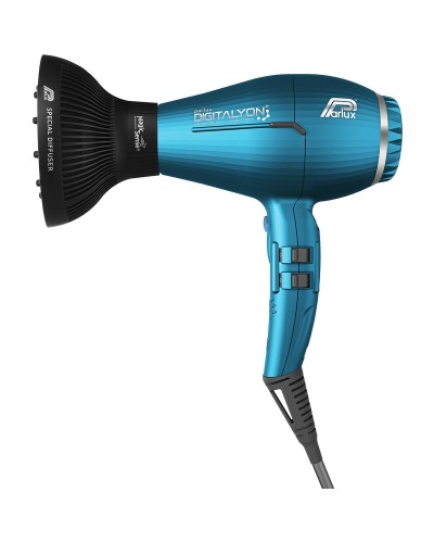 Parlux Digitalyon: Professioneller Haartrockner 2400W Azurblau Schnelles Trocknen
