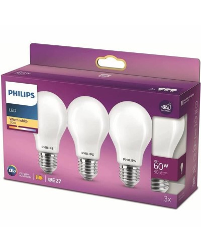 LED-lampa Philips Bombilla E 7 W 60 W 806 lm (2700k)