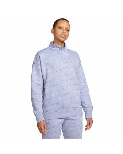 Nike Felpa Donna Lilla Girocollo - Sport & Tempo Libero
