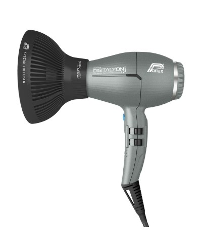 Parlux Digitalyon 2400W Gris - Sèche-cheveux Professionnel Sèche Rapide
