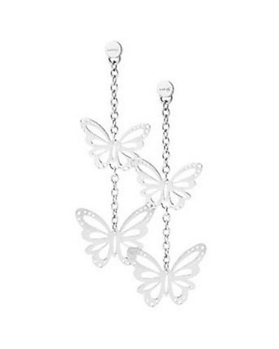 Brosway Ohrringe Damen BFS23 Stahl Kristalle, Elegant und Strahlend
