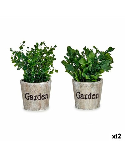 Plantes Artificielles d'Intérieur (12 Pièces) - Hauteur 22cm - Décoration Réaliste pour Maison et Bureau

