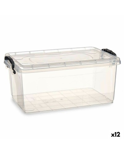 Transparent Storage Box 13.7 L | Airtight Lid | Plastic | 27.5 x 18 x 42.5 cm
