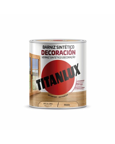 Syntetiskt lack Titanlux m12100014 Matt Ofärgad 250 ml