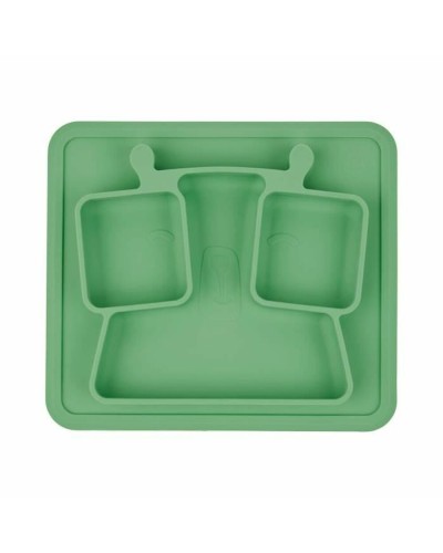 Badabulle Silikonteller für Kinder | Anti-Rutsch | Hygienisch | Leicht zu Reinigen
