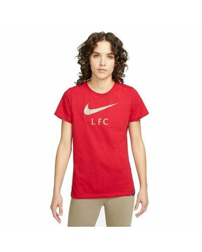 Camiseta Nike Liverpool FC Mujer Roja - Manga Corta Transpirable
