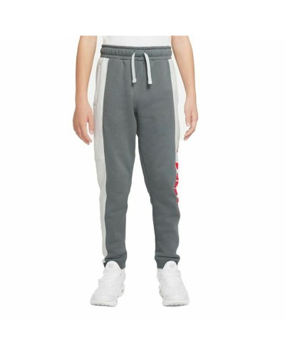 Nike Sportswear Pantalones de Chándal Niño: Blanco Gris Oscuro, Deportes y Aire Libre
