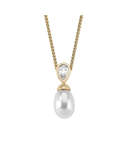 Majorica Collier Femme Perles Classiques Blanches - Bijou Élégant
