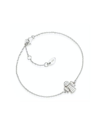 Amen Bracelet Femme BRA Argent 925% Zirconiums - Élégant et Lumineux

