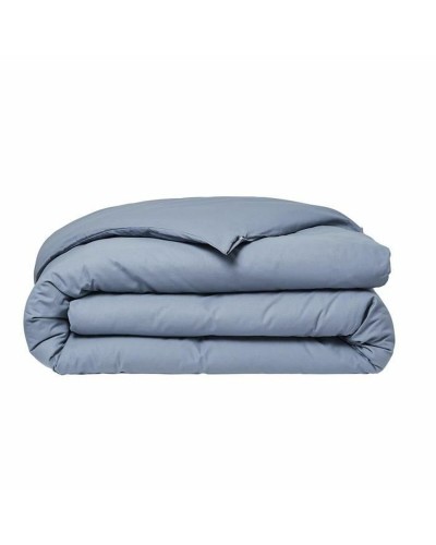 Housse de couette Essential TODAY Bleu Denim | 140x200 cm | Douce et confortable
