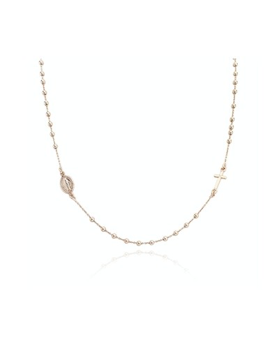 Amen Collier Femme Argent 925 Rosé Arbre de Vie Zircones
