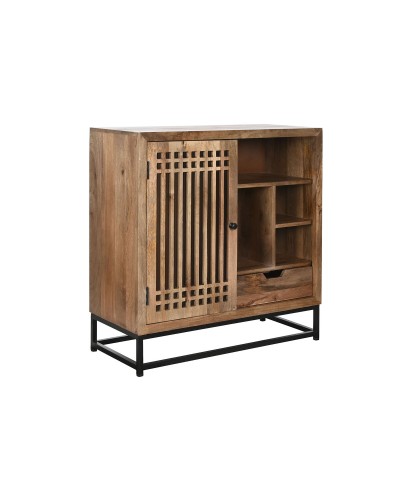 Buffet DKD Home Decor | Bois de Manguier | Cristal | 90x40x90 cm | Style Contemporain
